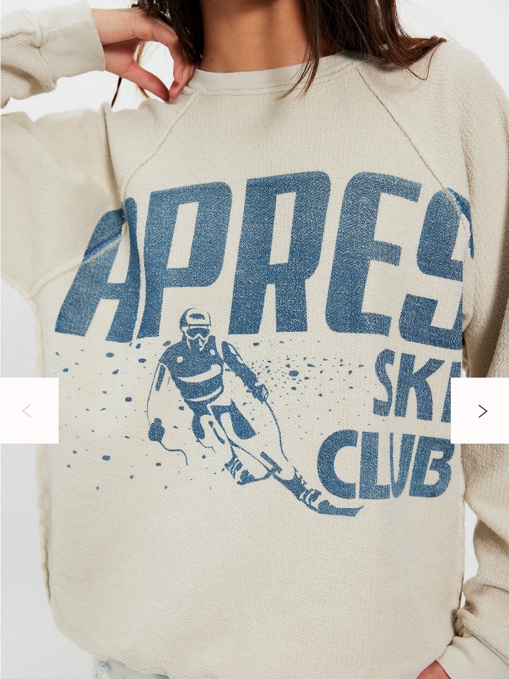 NWT free people Original Retro Brand Apres Ski Pullover XS - Picture 4 of 8